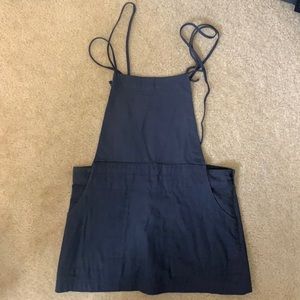 Free People Blue Overall Dress Size S